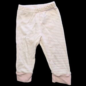Striped Pink and White Baby Pants